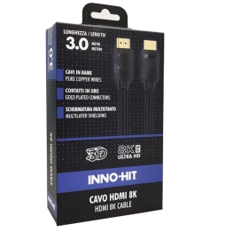 Inno-hit Cavo Hdmi Contattioro 8k 60hz 3m nero