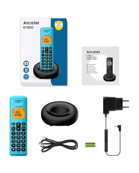 Telefono Cordless Alcatel e160 Blue