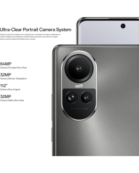 Oppo Reno 10 8+256gb 6.7 5g Silvery Grey Ita