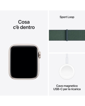 Apple watch se 44mm ac/starlight sl/lake green mxew3qc/a eu