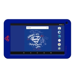 E-star Tablet per Bambini 3 - 6 anni 7 Pollici Wi-Fi 2 GB Ram Android 9 con fotocamera modello Superman