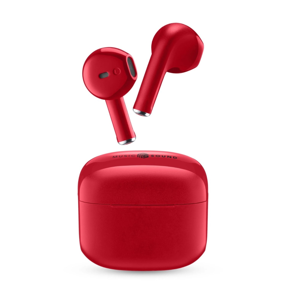Cellularline ms auricolari swag tws bt rosso