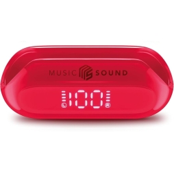 Cellularline Ms Auricolari Slide 3eq modes LCD tws BT rosso