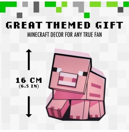Paladone Box Light Minecraft Pig 2d