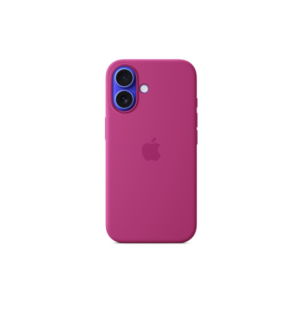 Apple iphone 16 silicone case magsafe fucsia myy53zm/a