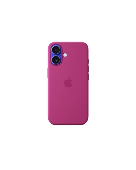 Apple iphone 16 silicone case magsafe fucsia myy53zm/a