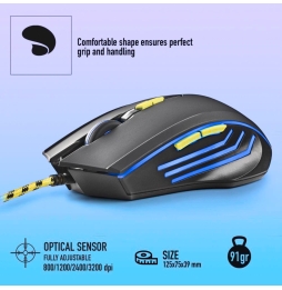 Ngs Mouse Da Gaming Concavo e Luce Led gmx-123