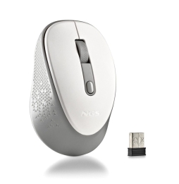 Ngs Mouse wireless con pulsanti silenziosi Dew White