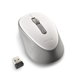 Ngs Mouse wireless con pulsanti silenziosi Dew White