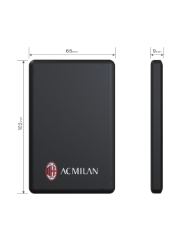Techmade Powerbank 5000mah Slim 7.9mm Wireless Magnetico Milan