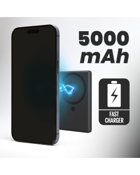 Techmade Powerbank 5000mah Slim 7.9mm Wireless Magnetico Juventu