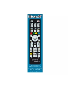 Bravo Telecomando Techno 3 Programmabile Per TV dtt vcr dvd sky