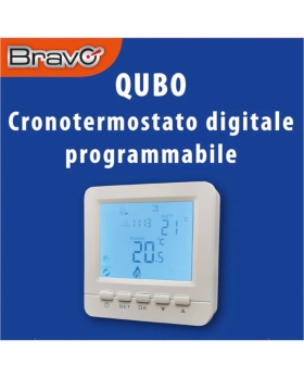 Bravo Cronotermostato Qubo Digitale Programmabile