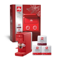 ILLY Christmas Bundle m.d.c.Iperespresso y3.3 Rossa + 54 capsule