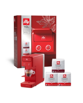 ILLY Christmas Bundle m.d.c.Iperespresso y3.3 Rossa + 54 capsule
