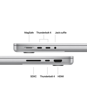 Apple Macbook Pro 2024 14 m4 10c/10g 24/1tb silver mcx14t/a