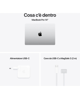 Apple Macbook Pro 2024 14 m4 10c/10g 16/512gb silver mw2w3t/a