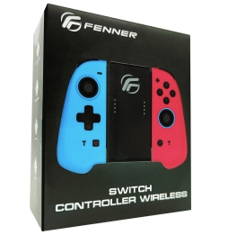 Switch Fenner Tech Controller Joycon Wireless BLU/RED
