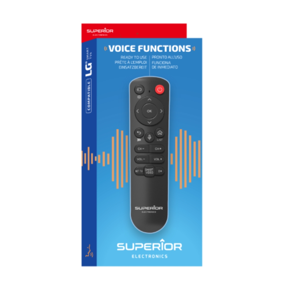 Superior Telecomando Universale con Funzioni Vocali Tv Lg Smart