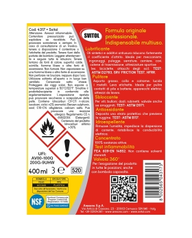 Arexons Svitol Lubrificante 400ml 4317