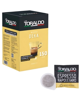 Toraldo Caffè Miscela Dek Espresso Napoletano 150 cialde