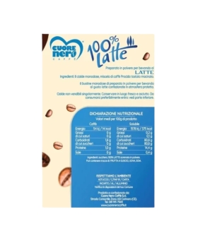 Cuore Nero Caffè I Gustosi 8 Cialde + 8 Bustine Solub. Latte
