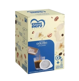 Cuore Nero Caffè I Gustosi 8 Cialde + 8 Bustine Solub. Goloso