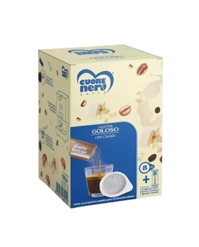 Cuore Nero Caffè I Gustosi 8 Cialde + 8 Bustine Solub. Goloso