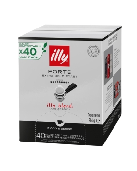 ILLY Caffè In Cialde E.s.e. 40 Pz Monodose Tostato Forte