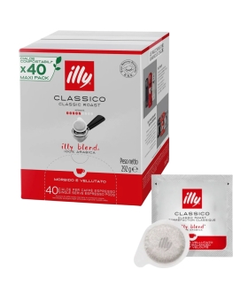Illy Caffè In Cialde Monodose Tostato Classico 40pz