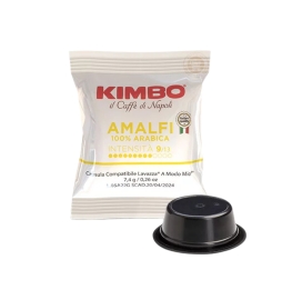Kimbo Miscela Amalfi 100% Arabica 50 Capsule Compat. A Modo Mio
