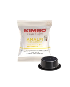Kimbo Miscela Amalfi 100% Arabica 50 Capsule Compat. A Modo Mio
