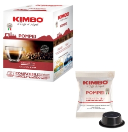 Kimbo Miscela Pompei 50 Capsule compatibili Lavazza A Modo Mio