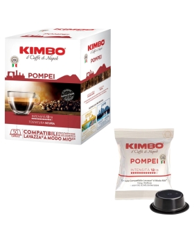 Kimbo Miscela Pompei 50 Capsule compatibili Lavazza A Modo Mio