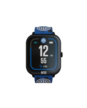 Techmade Smartwatch Inter Cassa Nera Cint. Nero e Blu 1.83