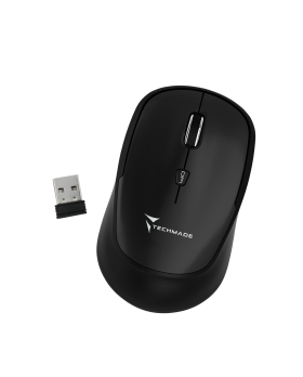 Techmade Mouse Wireless tm-xj35 Black