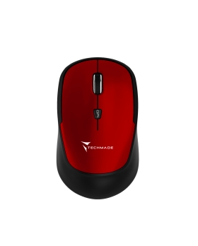 Techmade Mouse Wireless tm-xj35 Red