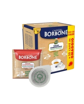 Caffè Borbone Cialda Compostabile, Miscela Rossa 170 Cialde Ese