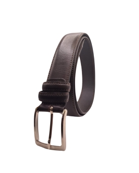 Ecoprice Cintura Brown Vera Pelle Made in Italy Varie Misure Spessore 35