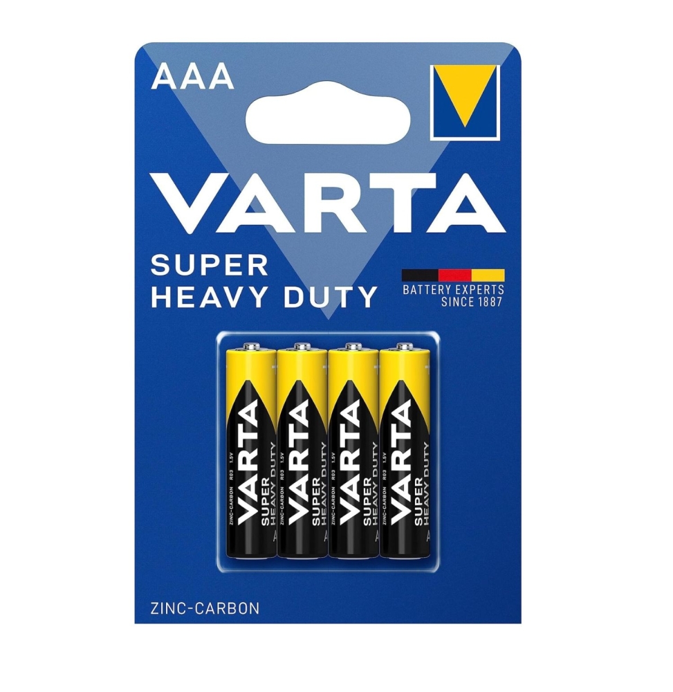 Varta Super Heavy Duty Batterie Tipo Aaa Ministilo