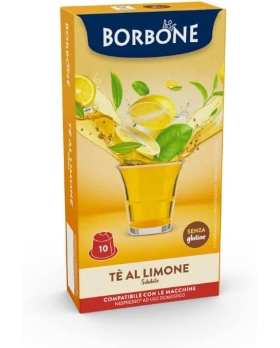 Caffe' Borbone Box Capsule Nespresso Infuso The al Limone