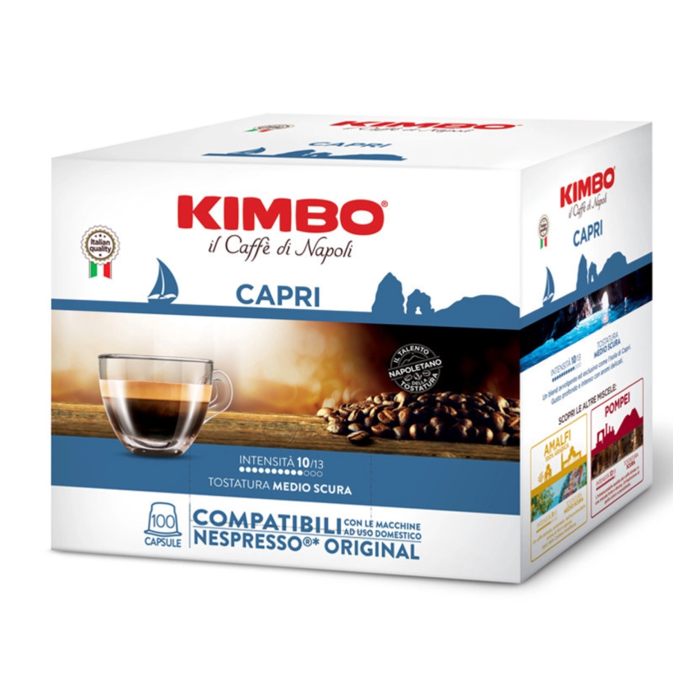 Kimbo Miscela Capri 100 Capsule Compatibili Nespresso