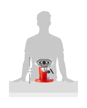 ILLY x7.1 - m.d.c. iperespresso rossa con lancia a vapore