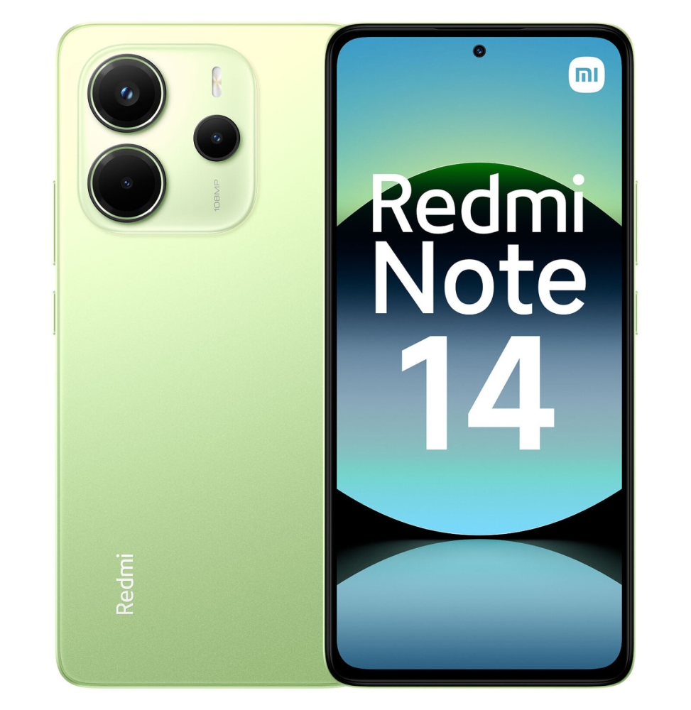 XIAOMI Redmi Note 14 Smartphone 6.67" 4G RAM 8GB Memoria Interna 256gb Lime Green EU