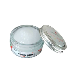 Ecoprice Crema Scarpe Shoe Cream Cheq Brill (50 ml) Bianco 000