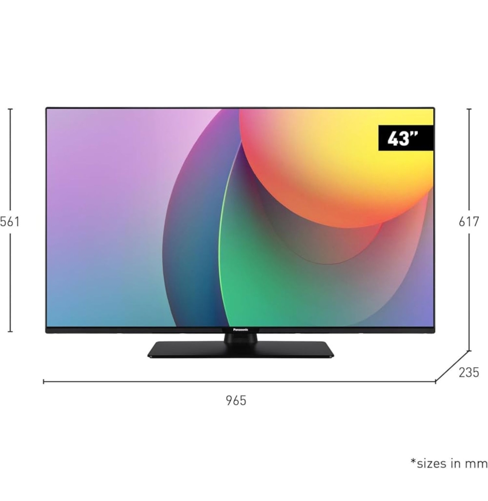 Panasonic 43 led tb-43w60aez 4k ultra-hd smart tv