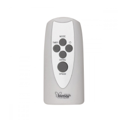 Ventilatore Bimar Da Parete 40 cm Con Telecomando vm45