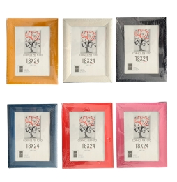 Cornice per foto in legno laccata 18x24 vari...