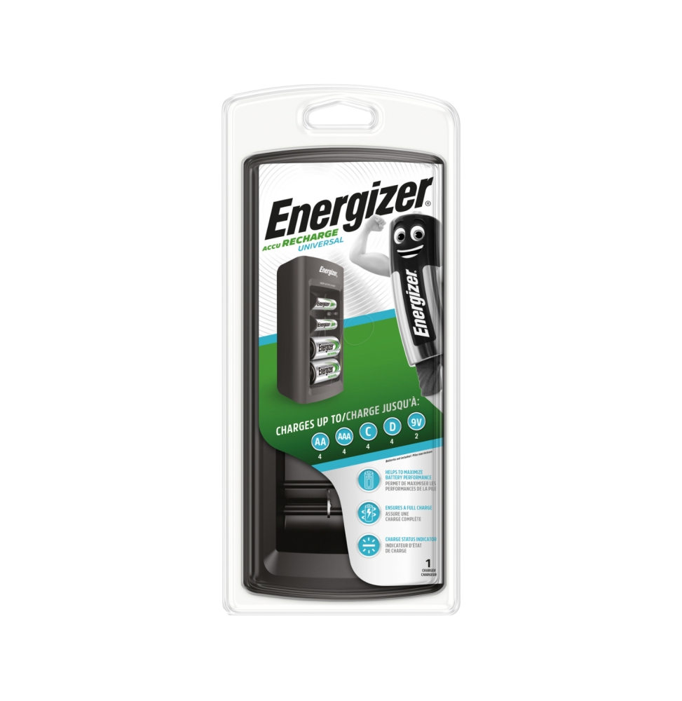 Energizer Caricabatterie Universale nimh Per aa/aaa/d/c