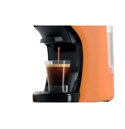 DCG ES6517 - Macchina Del Caffè Universale, serbatoio 0,6 Litri, 19 BAR, 1.450W - Arancione + Omaggio 15 Pz Cialde / Capsule